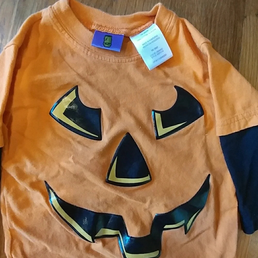 Halloween Unisex 18-month 2-piece Pumpkin Outfit